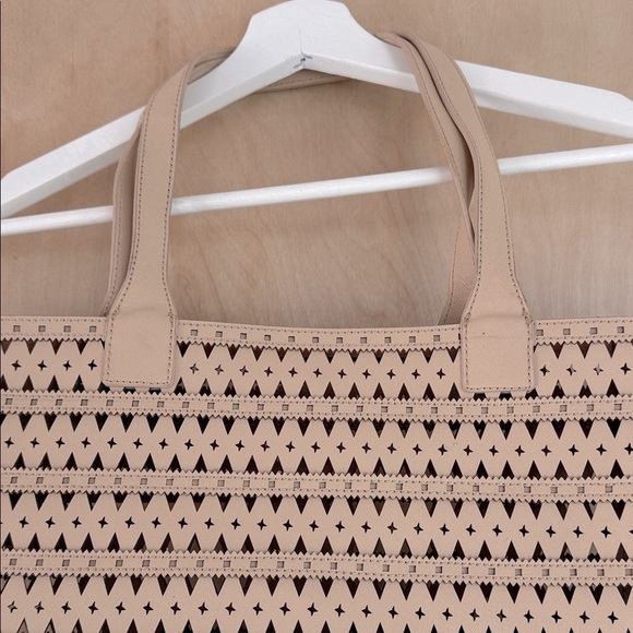 Via Spiga Tan Cutout Satchel - Picture 9 of 13